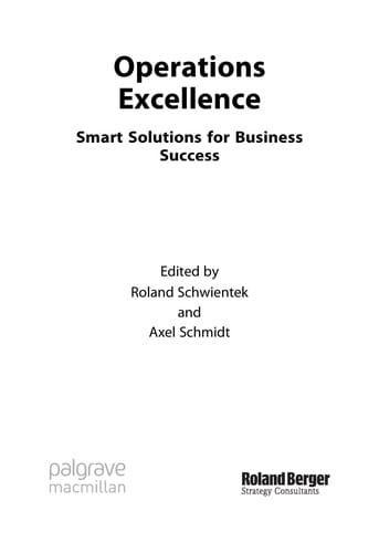 Operations excellence