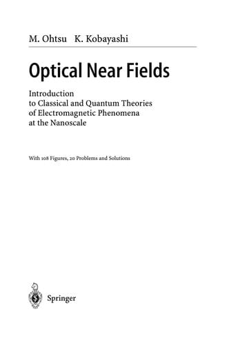 Optical Near Fields