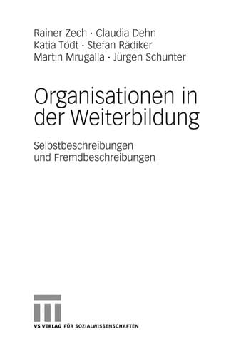 Organisationen in der weiterbildung