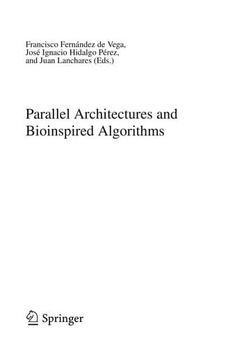 Parallel Architectures and Bioinspired Algorithms