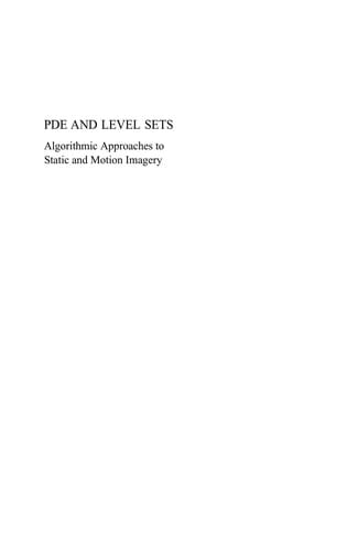 PDE and level sets