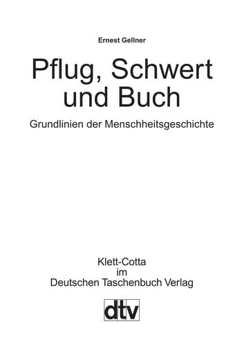 Pflug, Schwert und Buch