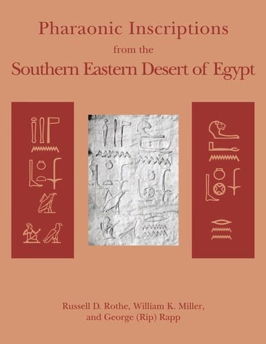 Pharaonic inscriptions from the Southern Eastern Desert of Egypt