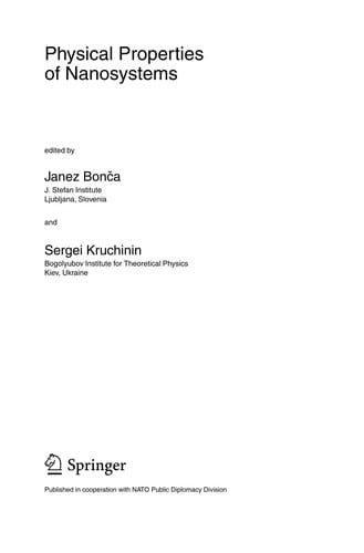 Physical Properties of Nanosystems