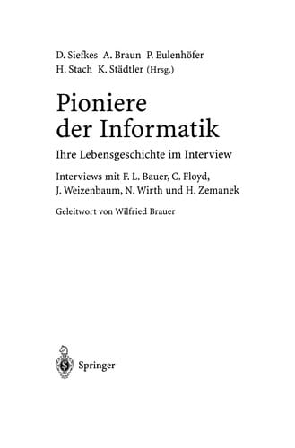 Pioniere der Informatik