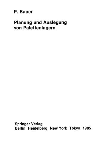 Planung und Auslegung von Palettenlagern