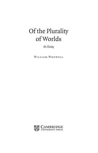 Of the plurality of worlds