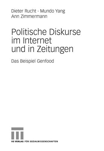 Politische Diskurse im Internet und in Zeitungen