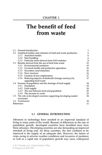 Poultry Feed from Waste