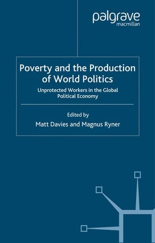 Poverty and the production of world politics
