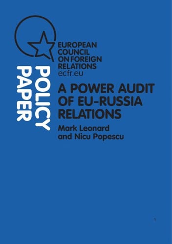 A power audit of EU-Russia relations