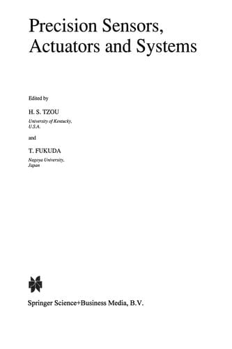 Precision Sensors, Actuators and Systems