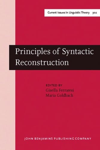 Principles of syntactic reconstruction