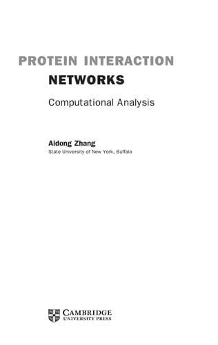 Protein interaction networks
