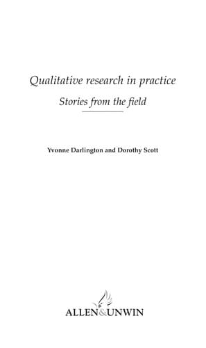 Qualitative research in practice
