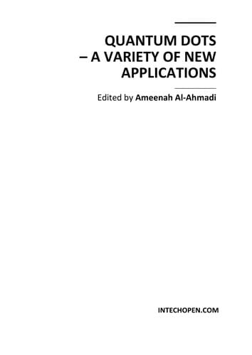 Quantum Dots-Based Biological Fluorescent Probes for In Vitro and In Vivo Imaging