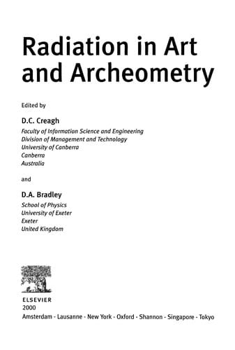 Radiation in art and archeometry