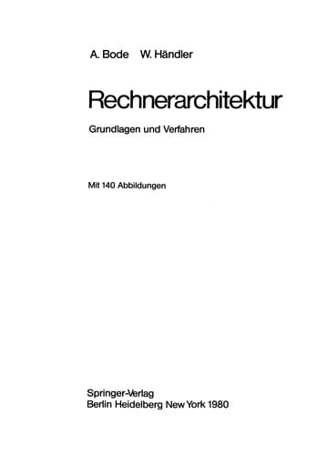 Rechnerarchitektur