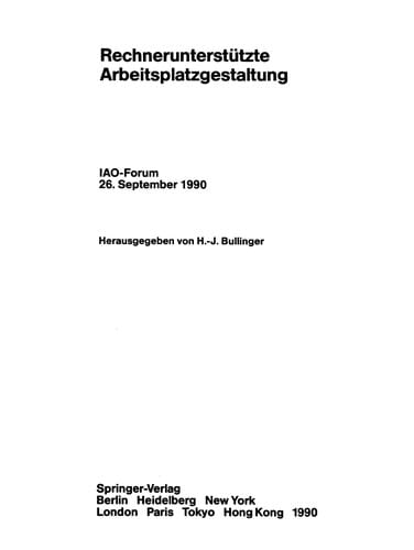 Rechnerunterstützte Arbeitsplatzgestaltung