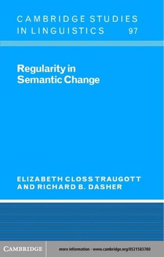 Regularity in semantic change