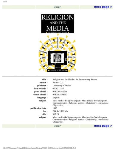 Religion and the media