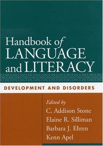 Handbook of language and literacy