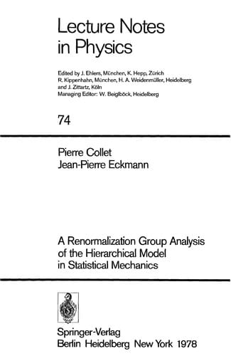 A renormalization group analysis of the hierarchical model in statistical mechanics