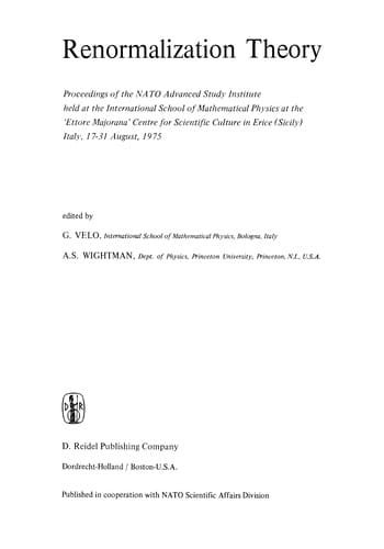 Renormalization Theory