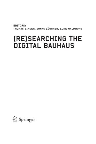 (Re)searching the digital Bauhaus