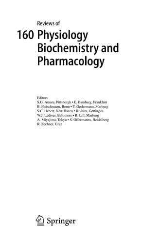 Reviews of Physiology Biochemistry and Pharmacology