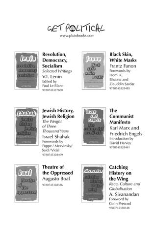 Revolution, democracy, socialism