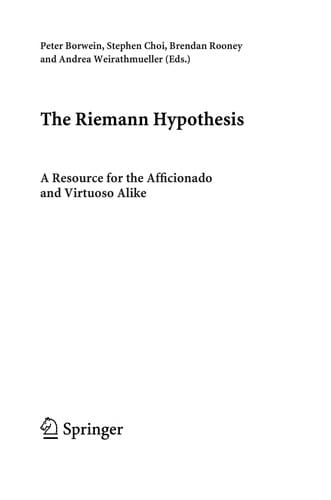 The Riemann hypothesis