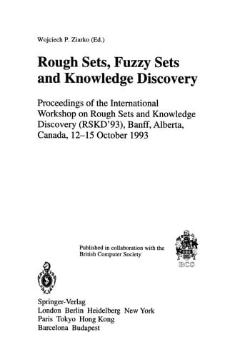 Rough Sets, Fuzzy Sets and Knowledge Discovery