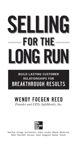 Selling for the long run