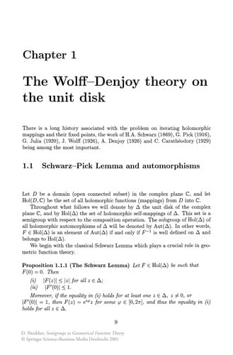Semigroups in Geometrical Function Theory