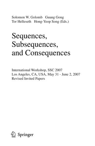 Sequences, Subsequences, and Consequences