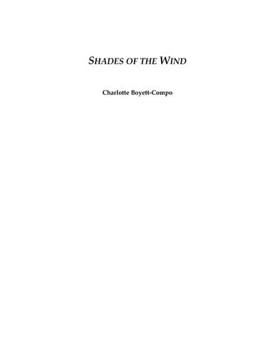 Shades of the wind