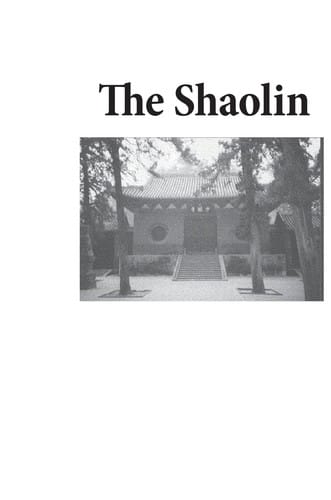 The Shaolin monastery