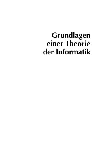 Sichtweisen der Informatik