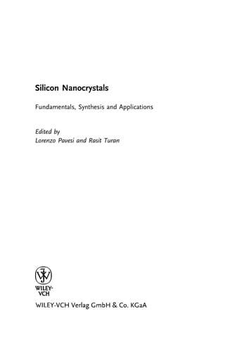 Silicon nanocrystals