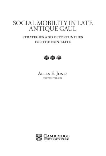 Social mobility in late antique Gaul