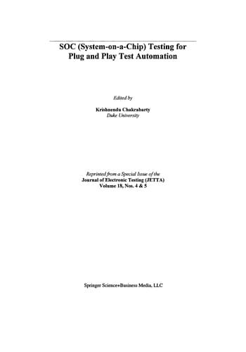 SOC (System-on-a-Chip) testing for plug and play test automation