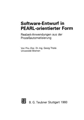 Software-Entwurf in PEARL-orientierter Form