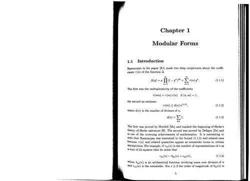 Some applications of modular forms