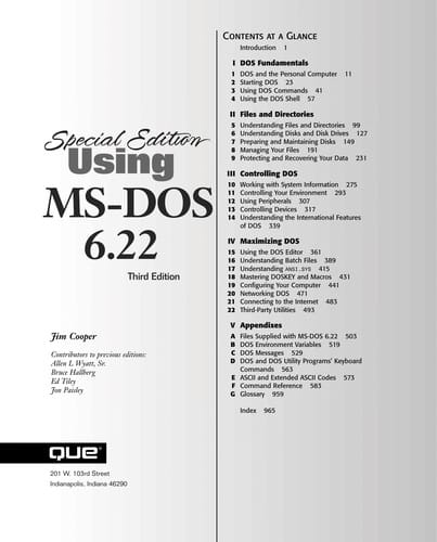 Using MS-DOS 6.22