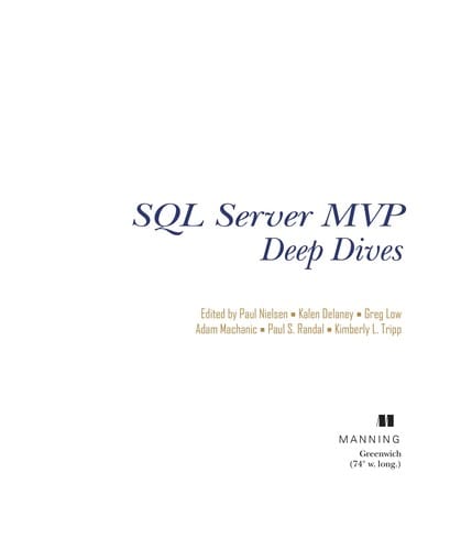 SQL Server MVP deep dives