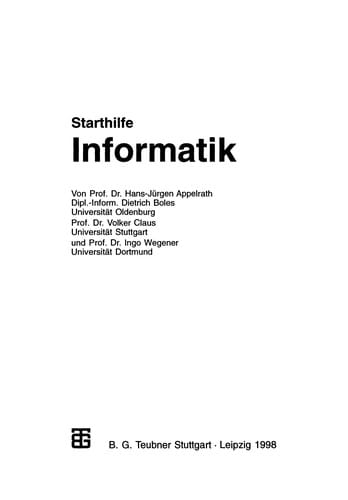 Starthilfe Informatik