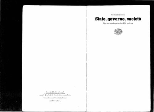 Stato, governo, società