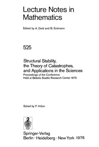 Structural stability, the theory of catastrophes, and applications in the sciences