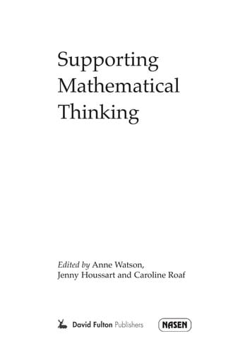 Supporting mathematical thinking